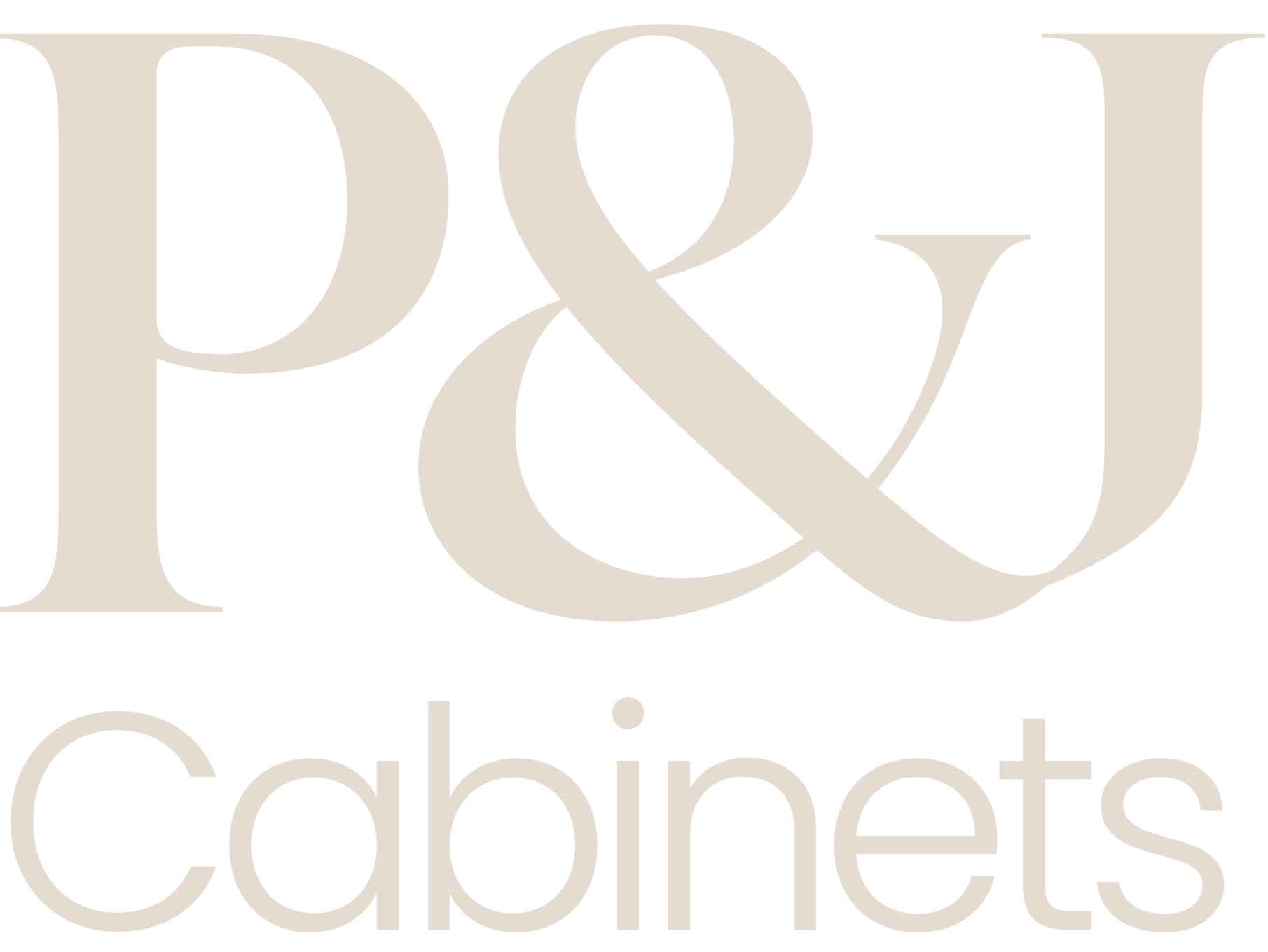 Footer P&J Cabinets Logo